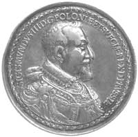 medal autorstwa Samuela Ammona, Gdańsk 1619, Aw: Popiersie króla w ozdobnej zbroi w prawo i napis ..