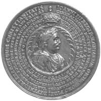 medal autorstwa Jana Höhna jun., wybity w 1684 r., z okazji utworzenia przez Polskę, Austrię, Rosj..