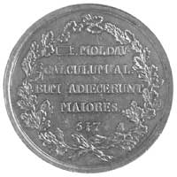 medal pamiątkowy mołdawskiej loży masońskiej założonej przez barona Mikołaja Gartenberga Sadogórsk..