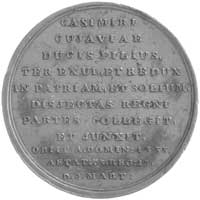 Władysław Łokietek, medal z serii królewskiej autorstwa J. F. Holzhaeussera, Aw: Półpostać króla w..