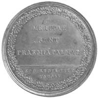 medal nagrodowy Towarzystwa Przyjaciół Nauk w Wa