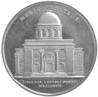 medal autorstwa J. Langa poświęcony Józefowi Ossolińskiemu wybity w 1817 r. z okazji utworzenia pr..