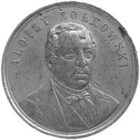 Alojzy Żółkowski- medal wybity w 1882 roku na 50