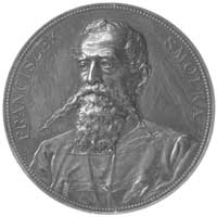 medal Franciszka Smolki wybity z okazji usypania