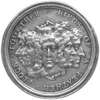 medal satyryczny na angielski Parlament- XVIII w
