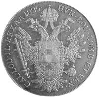 Franciszek I 1792- 1835, talar 1825, Praga, Aw: Głowa, Rw: Orzeł cesarski, Herinek 352, drobne rys..