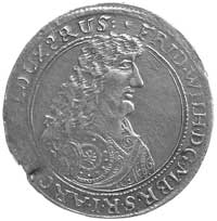 Fryderyk Wilhelm 1640- 1688, ort 1662, Królewiec