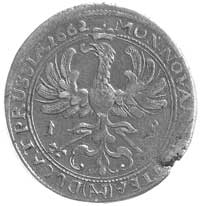 Fryderyk Wilhelm 1640- 1688, ort 1662, Królewiec, Aw: Popiersie, Rw: Orzeł, Schr.1606, bardzo rzadki
