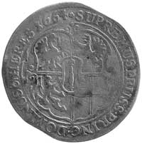 ort 1664, Królewiec, Aw: Popiersie, Rw: Orzeł, Schr.1610, rysy w tle, bardzo rzadki