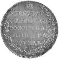 rubel 1802, Petersburg, Aw: Orzeł dwugłowy i napis w otoku, Rw: W wieńcu poziome napisy, Uzdenikow..
