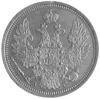 5 rubli 1852, Petersburg, Fr.138, Uzdenikow 234, złoto 6.54 g, drobne rysy w tle