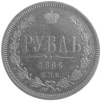 rubel 1866, Petersburg, Uzdenikow 1834