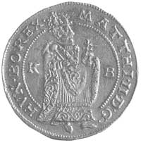 dukat 1612, Krzemnica, Aw: Cesarz stojący w praw