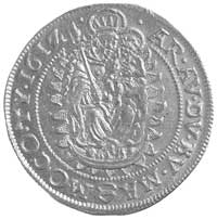 dukat 1612, Krzemnica, Aw: Cesarz stojący w prawo i napis w otoku, w polu K-B, Rw: Madonna z Dziec..