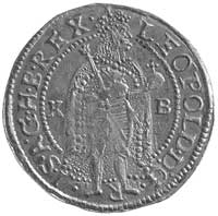 dukat 1683, Krzemnica, Aw: Stojący cesarz i napi
