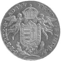 talar 1786 B, Krzemnica, Aw: Tarcza herbowa, Rw; Madonna, Huszar 1872, Dav.1169