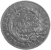 Republika Subalpina, 5 franków An 10 (1802), Aw: