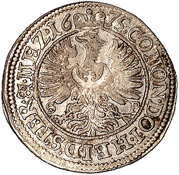3 krajcary 1675, Oleśnica, F.u.S. 2303