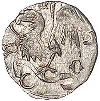 Konrad VIII około 1416- 1444/7, halerz, Aw: Ptak w lewo, Rw: Orzeł śląski w tarczy, Fbg 307 (672) ..
