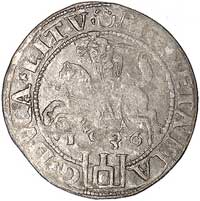 grosz 1536, Wilno, odmiana z literą A pod Pogonią, podobny jak Kurp. 226 R4 ale po obu stronach wi..