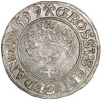 grosz 1539, Gdańsk, Kurp. 482 R, Gum. 565, ładny egzemplarz