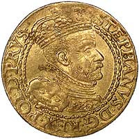 dukat 1586, Gdańsk, H-Cz. 770 R 1, Fr. 3, złoto,