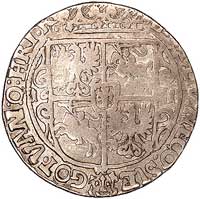 ort 1621, Bydgoszcz, odmiana z cyfrą 16 pod popiersiem króla, połączenie awersu Kurp. 1493 i rewer..