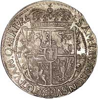 ort 1622, Bydgoszcz, Kurp. 1505 R, Gum. 1176, moneta wybita z końcówki blachy, ładny egzemplarz