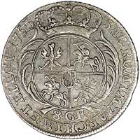 dwuzłotówka (8 groszy) 1753, Lipsk, Kam. 846 R2,
