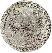 grosz wikariacki 1740, Drezno, Kam. 1519 R, Mers