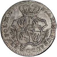 2 grosze srebrne 1767, Warszawa, odmiana- wąsko 