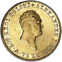 50 złotych 1819, Warszawa, Plage 4, Fr. 107, złoto, 9.77 g, drobne uszkodzenie rantu, ładnie zacho..