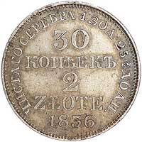 30 kopiejek = 2 złote 1836, Warszawa, Plage 374, patyna