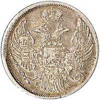 15 kopiejek = 1 złoty 1837, Petersburg, Plage 409 R1, bardzo rzadkie