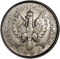 2 złote 1924, Filadelfia, \odwrotka, Parchimowicz 109 c,"I,1