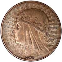 10 złotych 1932, Głowa Kobiety, wklęsły napis PR