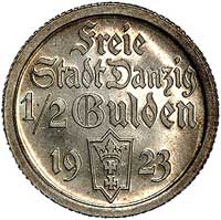 1/2 guldena 1923, Utrecht, Koga, Parchimowicz 59c