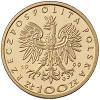 100 złotych 1999, Warszawa, Zygmunt II August, Parchimowicz 799, złoto, 8.01 g