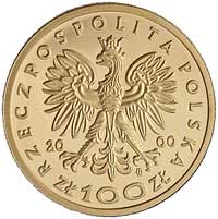 100 złotych 2000, Warszawa, Jan II Kazimierz, Parchimowicz 825, złoto, 8.02 g