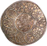 talar bez daty (1617), Szczecin, Hildisch 52, Pogge 99, Dav. 7215, ładna i efektowna moneta wybita..