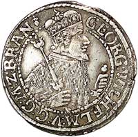 ort 1624, Królewiec, na końcu napisu na rewersie znak nieznanego mincerza z Królewca, Neumann 10.1..