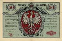 50 marek polskich 9.12.1916, \jenerał, Pick 5