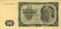 50 złotych 1.07.1948, seria BB, Pick 138, Miłczak 138d