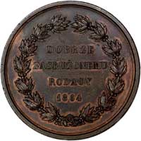 Aleksander Fredro- medal autorstwa A. Barre'a 1864 r., Aw: Popiersie poety w lewo i napis w otoku,..