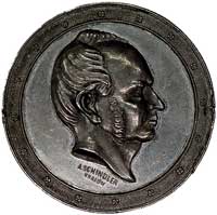 medal autorstwa A. Schindlera poświęcony Józefowi  Majerowi-prezesowi Akademii Umiejętności w Krak..
