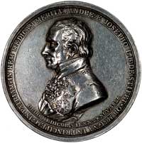 Andrzej Józef L. B. de Stifft- medal autorstwa I. Langa 1826 r., Aw: Popiersie w mundurze z ordera..