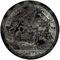 medal Piotr I- medal na zdobycie Mitawy 1705 r.,