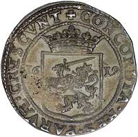 rijksdaalder 1619, Zachodnia Fryzja, Delmonte 940, ładna złocista patyna