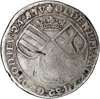 Ferdynand II 1619-1637, 32 grote = 24 stubery bez daty, Dav. 712, Merzdorf 79, bardzo rzadka moneta