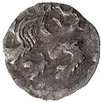 Puta z Castolovic 1422-1435, halerz, Aw: Litera G, Rw: Kroczący lew, Fbg. 461 (782)